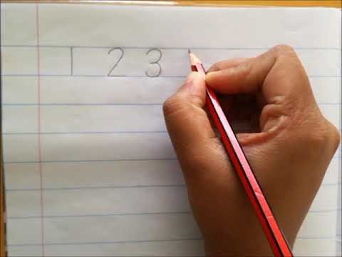Grade R Number Writing Formation 1-10 (Handwriting Tricks)