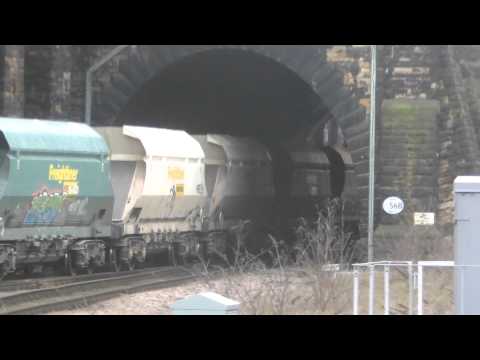 Freightliner class 66604 clag out off Sheffield