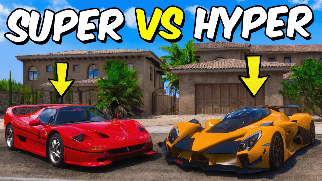 Supercars VS Hypercars, but it’s FORZA…