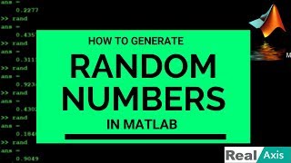 How to generate Random Numbers in MATLAB