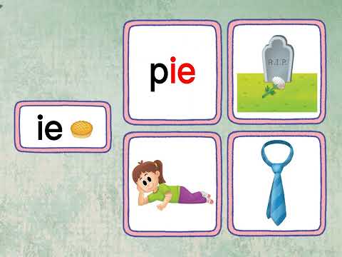School Phonics 4 Unit 11 Word Chant - ie ie
