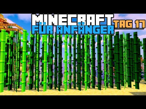 , title : 'Wie baut man eine Zuckerrohrfarm in Minecraft 1.14 | Minecraft für Anfänger Tag 17'