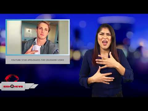 YouTube star apologizes for gruesome video (ASL - 1.2.18)