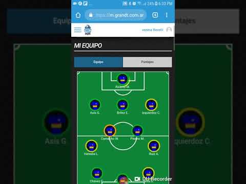 Fecha 8 gran dt 1018 (equipo recomendado)