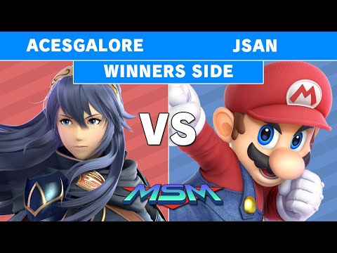 MSM 204 - Acesgalore (Lucina) Vs WSW | Jsan (Mario) Winners Pools - Smash Ultimate