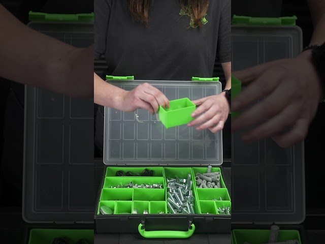 Vídeo relacionado con Caja modular de transporte con separadores, plástico, 520 x 327 x 125 mm