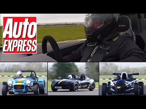 Caterham 7 620R vs Zenos E10 R vs Ariel Atom 3.5R: track car face-off