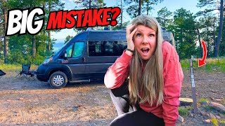 Scary day driving the VAN! (our cabinet starts to fall while DRIVING!)
