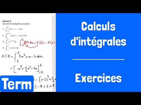 Exercices : Calculs d'intégrales