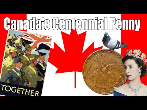 Canadian 1867-1967 Centennial 1 Cent Coin | Coin #20