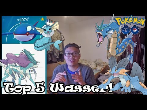 Top 5 BESTE Wasser Pokemon Rangliste! Pokemon Go! Video