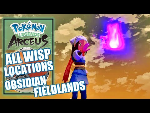 Pokemon Legends Arceus – All Wisp Locations in Obsidian Fieldlands