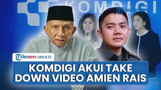 Komdigi Akui Take Down Video Amien Rais soal Prabowo-Teddy, Meutya Hafid Bantah Layangkan Gugatan