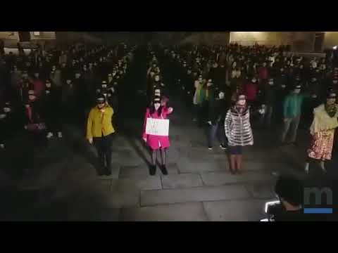 😂 Un hombre trolea a las #feminazis que bailaban 'El violador eres tú'