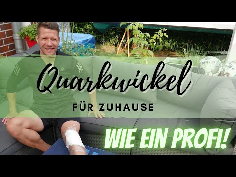 Quarkwickel am Knie - erklärt von Patrick Ittrich. Effektives Hausmittel bei Schwellung & Schmerzen