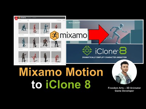 2500+ Mixamo Motion to iClone 8 - iClone Motion File rlMotion - Full Tutorial