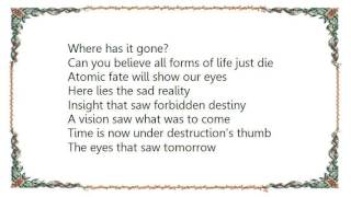 Destiny's End - Under Destruction's Thumb Lyrics