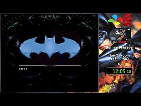 SNES Super Stars 2017 [145] - Batman Forever (Any% Robin) by PJ
