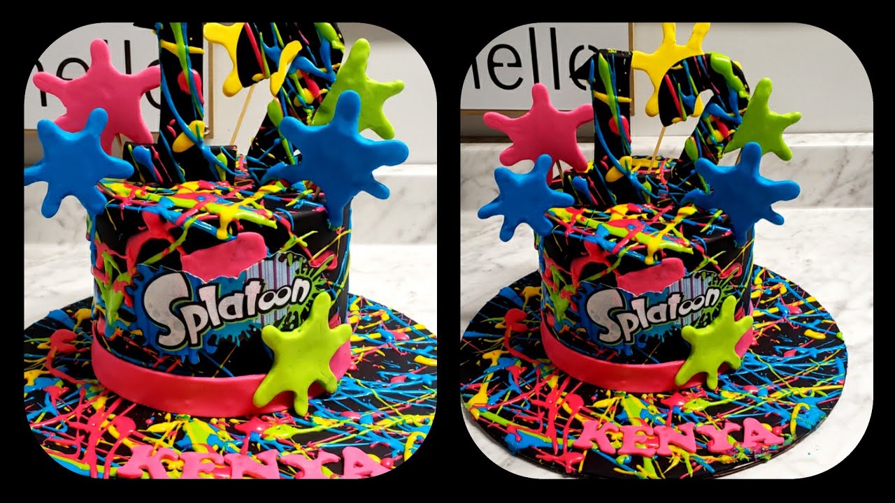 Neon Cake! Pastel Neon