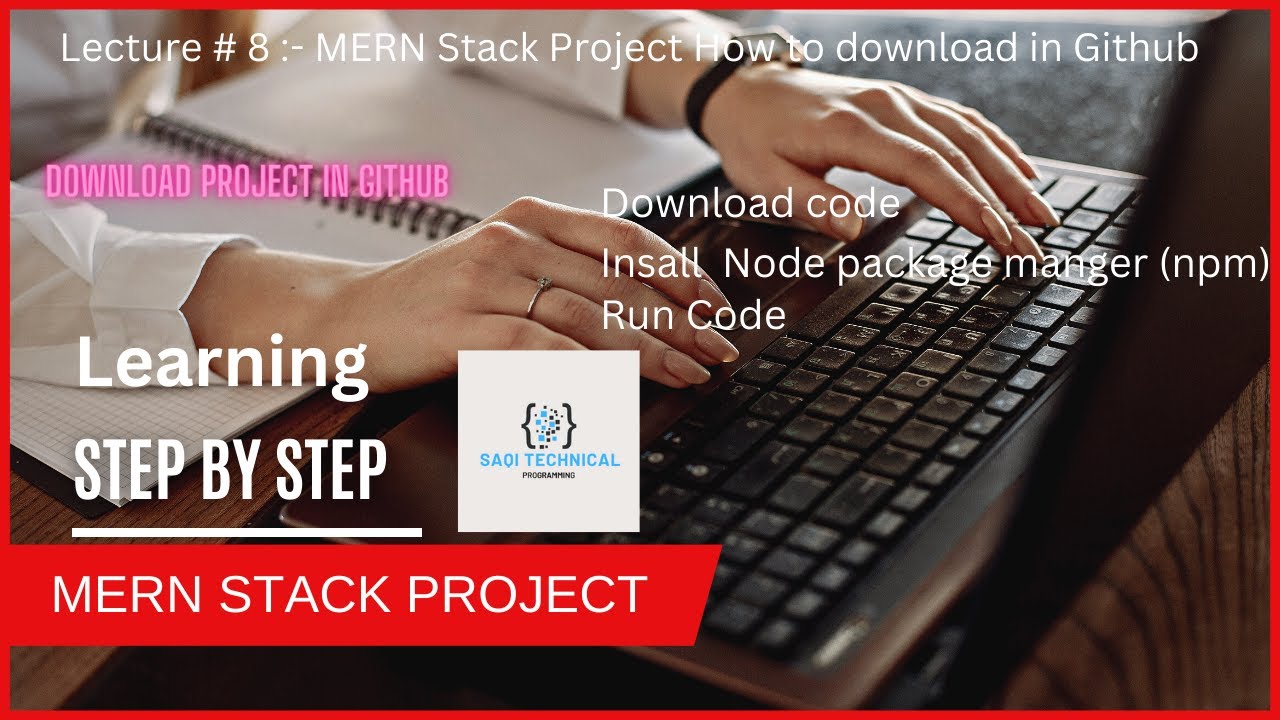 Lecture # 8  MERN Stack Project How to download in Github urdu/hindi #github #code #reactjs #nodejs