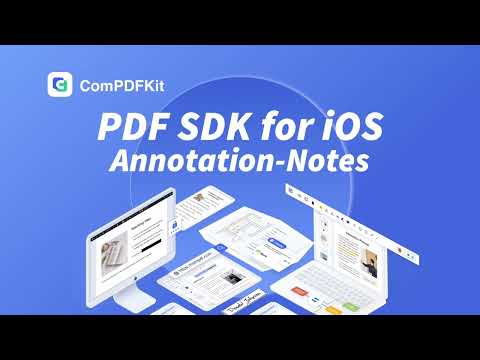 PDF Annotation (Notes) SDK for iOS — ComPDFKit Annotation Series