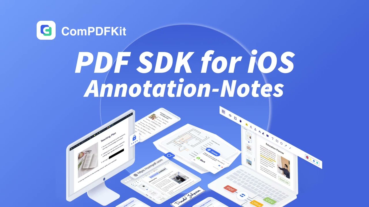 PDF Annotation (Notes) SDK for iOS — ComPDFKit Annotation Series