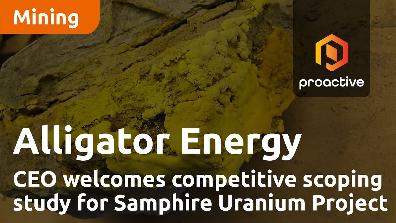 Alligator Energy CEO welcomes competitive scoping study for Samphire Uranium Project