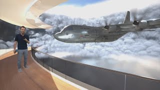 How Hurricane Hunters fly through the eye of a storm