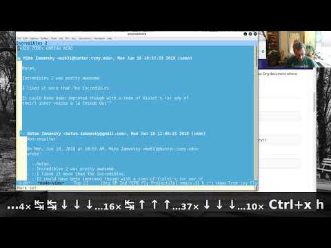 Using Emacs Episode 49 - mu4e-conversation