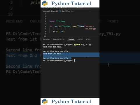 The Easiest Way To Read Multiple Files With Python Python Tutorial