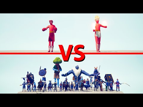 SUPER BOXER & BOXER Team vs SECRETS Team - Totally Accurate Battle Simulator TABS