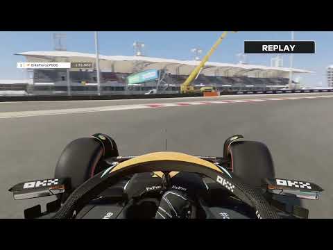 F1 23 Bahrain Hotlap (1:30.077) learning no assists