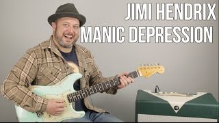 Jimi Hendrix Manic Depression Guitar Lesson + Tutorial
