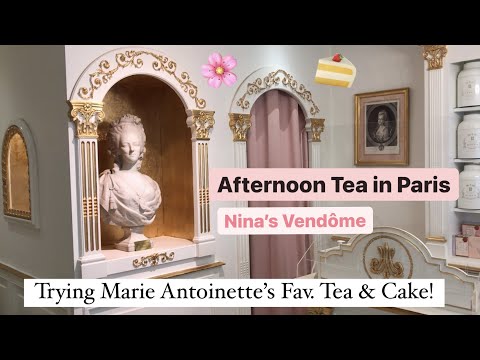 Experimentando o CHÁ E BOLO preferido de MARIE ANTOINETTE no Nina's Paris Tearoom + SORTEIO