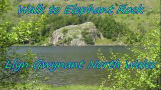 preview picture of video 'Llyn Gwynant, Snowdonia, North Wales, UK - Walk to Elephant Rock . .'