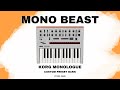 Korg Monologue - Mono Beast [SOUNDSET] • Custom Presets