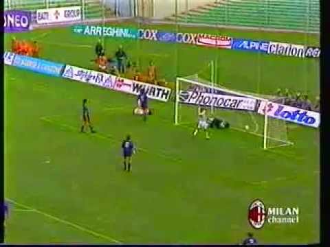 Fiorentina-Milan 3-7 stagione 92-93