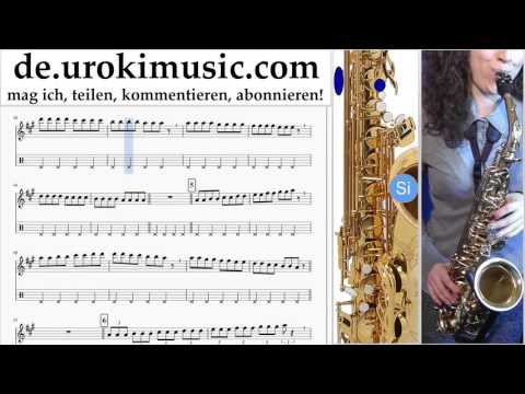 Saxophon Tenor Lernen Pink - Just Give Me A Reason Teil#1 Saxophonunterricht Noten Schule Lied