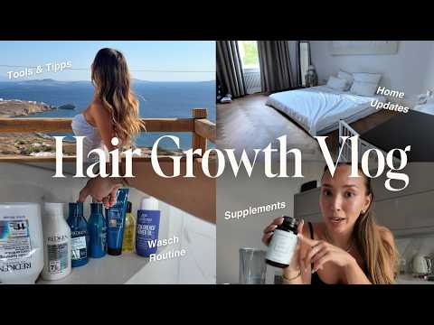 DAILY VLOG: SO sind meine HAARE gewachsen: Supplements, Tools etc. | Adorable Caro