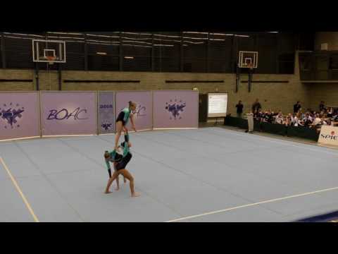 BOAC 2016   097   016   Women's Group   Junior 12 18   Balance   BEL   Acro2Gym Brasschaat BEL, Elis