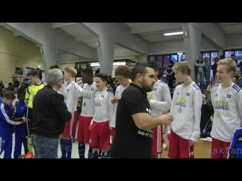 Jugendfußball Hamburg (22. Febr. 14) Siegerehrung Hamb. Hallenmeisterschaft - U 13