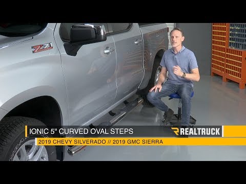 How to Install Ionic 5\" Black Curved Nerf Bars or Stainless Nerf Bars on a 2019 Chevy Silverado
