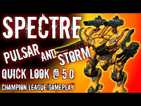 War Robots: Quick look at Update 5.0 visual changes, Spectre Pulsar and Storm Gameplay
