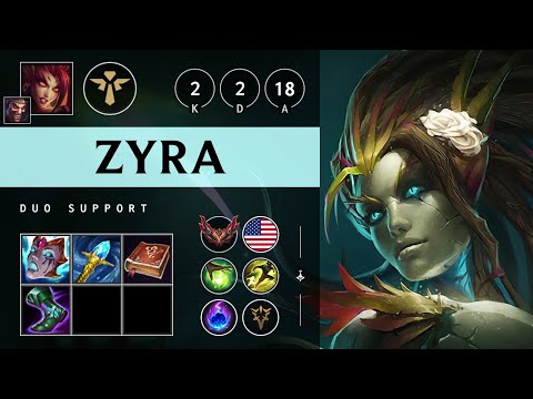 Zyra Support vs Thresh - NA Grandmaster Patch 25.12