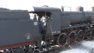 preview picture of video 'Locomotiva a vapore 740.293 a Bassano del Grappa 14 e 15/12/2013'