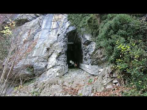Luftseilbahn Fort Cindey - Bergfahrt - téléphérique militaire Suisse ehemalige Militär Seilbahn