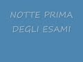 Notte prima degli esami