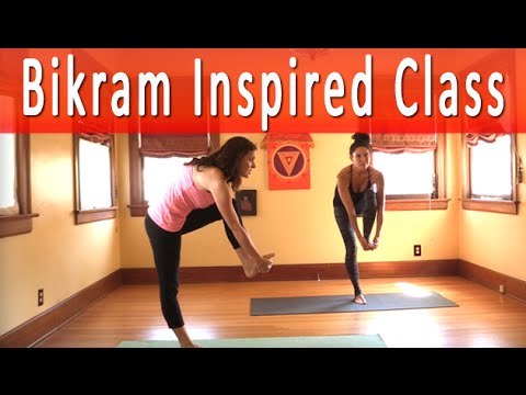 Bikram Yoga Inspired Yoga Class with Maggie Grove (1 hour) Video