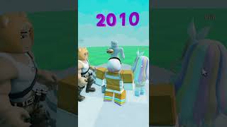 Roblox Over The Years #roblox #funny #memes