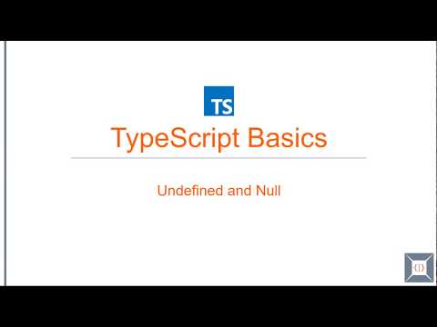 Typescript Tutorial Data Types Null Undefined